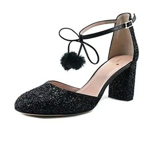 Kate Spade Womens Abigail Block Heels Glit…